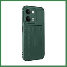 Bezos Vivo Y31D Auto Focus Karbon Kapak - Yeşil BEZOS16
