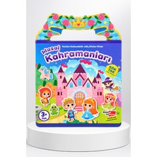 Dikkat Atölyesi Yayınları Masal Kahramanları Sök Tak Yeniden Kullanılabilir Jelly Sticker Kitabı
