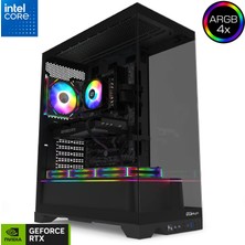 Quantum Gaming Shadowforge Rift I5-14400F 16GB Ddr5 1tb Nvme RTX5060 8gb Masaüstü Oyuncu Bilgisayarı