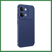 Bezos Vivo Y31D Auto Focus Karbon Kapak - Lacivert BEZOS16