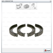 Bosch El Fren Balatası Volvo 850 (91-97) C70 I (97-05) S70 (96-00) V70 I (96-00)