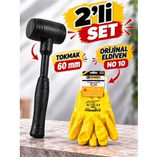 Eltos 2’li Set 60 mm Tokmak ve No:10 Iş Eldiveni