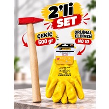 2’li Set 500 gr Çekiç ve No:10 Iş Eldiveni