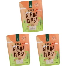 Cey Natural Foods 3’lü Kiki Taco Baharatlı Kinoa Cipsi Seti – Glutensiz ve Şekersiz Atıştırmalık (3 x 30 G)