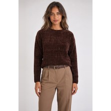 Fashion Friends Regular Fit Bisiklet Yaka Kazak Kadın Kazak 26K0160K1