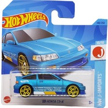 Hot Wheels '88 Honda Cr-X - Hw J-Imports Mavi 1/64 Diecast Model Araba