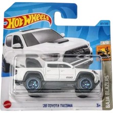 Hot Wheels '20 Toyota Tacoma - Baja Blazers Beyaz 1/64 Diecast Model Araba