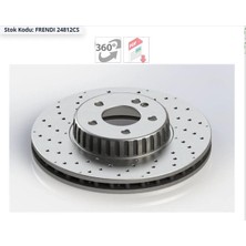 Frendi Fren Diski Ön Mercedes C Seri A205 (16>) C205 (15>) S205 (14>) W205 (14>) Karbonlu Hava Kanallı Performans Delikli 318MM