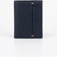 U.S. Polo Assn. Erkek Lacivert Deri Dikey Cüzdan PLCUZ8385