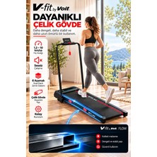 Voit Flow Katlanabilir Koşu Bandı 15 Kademe Otomatik Eğim Bluetooth 2 Hp Brushless Motor