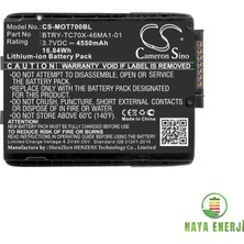 Naya Enerji Zebra Motorola TC70 TC71 TC72 TC75 TC77 TC70X TC75X Uyumlu El Terminali Bataryası 4550mAh
