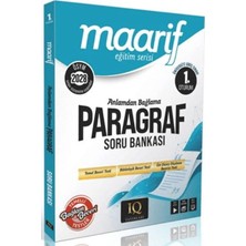 Akm Kitap 2028 Tyt Paragraf Anlamdan Bağlama Maarif Soru Bankası Iq Yayınları
