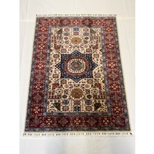 El Dokuma Afgan Halı Memlook Desenli Kök Boya 127  x 169  cm