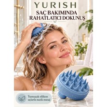 Yurish Saç Bakım Fırçası, Saç Derisine Masaj Yapan Şampuan Tarağı, Duş Fırçası