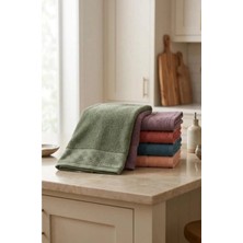 Narma Home Soft Renkler | 3'lü Somon, Pembe, Çağl Renk Soft Touch Mutfak Havluları - %100 Pamuk