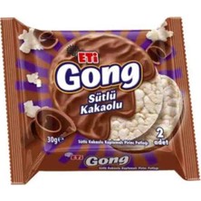 Eti Gong Sütlü Kakaolu Kaplamalı Pirinç Patlağı (30 G)