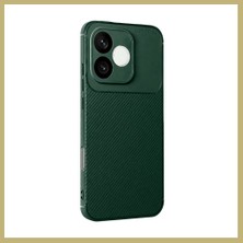 Bezos Huawei Honor 600 Lite Uyumlu Auto Focus Karbon Kapak - Koyu Yeşil Za