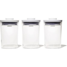 Oxo Good Grips Yuvarlak Pop Saklama Kabı Seti 3'LÜ-11323900