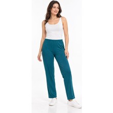 Cotonhause Kadın Viskon Kumaş Zümrüt Tek Alt Pijama Altı 5800