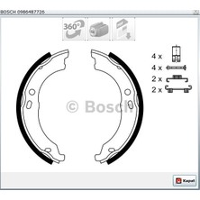 Bosch El Fren Balatası Boxer Iıı (06>) Ducato Iıı (06>) Jumper Iıı (06>) 172X40 mm  Yay Takımlı Aksesuarlı