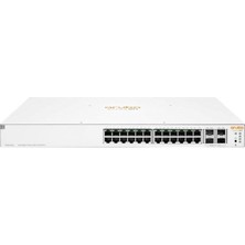 Bezos Hpe Aruba Ion 1930 JL683B 24 Port GIGABIT+4X10GB Sfp+ Uplink Yöneti̇lebi̇li̇r 195W Poe Rackmount Switc