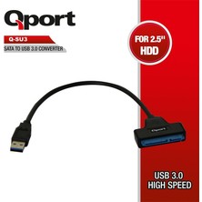 Bezos Qport Q-Su3 Sata To USB 3.0 Çevi̇ri̇ci̇
