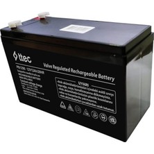 Bezos 12V 7AH Base Bakimsiz Kuru Ti̇p Akü