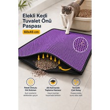 Kurtbay Şekil Flex Elekli Kedi Tuvaleti Önü Paspası, 45X60 Cm, Orta Boy