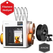 Snapmaker U1 Beyaz 3D Yazıcı Filament + 1 Adet Filament Hediyeli