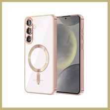 Bezos Samsung Galaxy S26 Plus Uyumlu Kross Magneticsafe Kapak - Rose Za