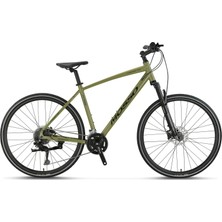 Mosso LEGARDA-PRO-X18-MSM Erkek Şehir Bisikleti 460H Hd 28 Jant 18 Vites Yeşil Siyah