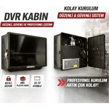 Verto Asma Kilitli Monitör Askılı Sert Plastik Dvr Box Kabin (37 x 32 x 11 Cm)