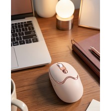 Verto Kablosuz Şarjlı Mouse M02 Altın Renk