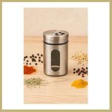 Bezos Cam Metal Kapaklı Tuzluk 100 ml Za