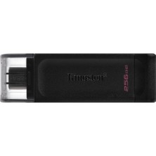 Kingston DT70 256GB Usb-C 3.2 Gen 1 Type-C Flash Bellek