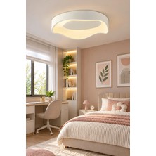 Elvora Home Modern Premium LED Yuvarlak Plafonyer Avize Salon Mutfak Oturma Odası Avizesi