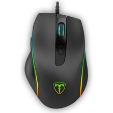 T-Dagger T-TGM108, Recruit 2, Rgb Backlight, 6 Buton, USB Kablolu, 3200DPI, Gaming Mouse