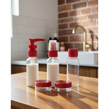 Verto 5 Parça Seyahat Dolum Şişesi Seti 30 ml Hafif Tasarım