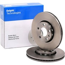 Delphi Fren Diski Ön Vw Touareg (02-10) Transporter T5 (03-15) Transporter T6 (015>) Transporter T7 (019>) Havalı 308MM