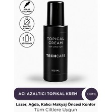 Tech Care Acı Azaltıcı Care Cream-Topical Cream Lazer Epilasyon Ağda Dolgu Prp Kalıcı Makyaj 100ML