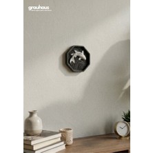 Grauhaus Koi Balığı Zen Duvar Dekoru Kabartma Feng Shui Şans ve Bolluk Tablosu 15 cm