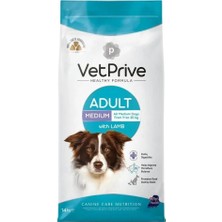 Vet Prive Dog Adult Medium With Lamb 14 kg