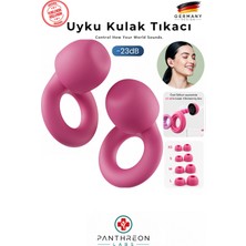 Uyku Kulak Tıkacı | Derin Uyku, Konsantrasyon | Yan Yatmaya Uygun | Gürültü Azaltıcı | 4 Farklı Beden | Panthreon®