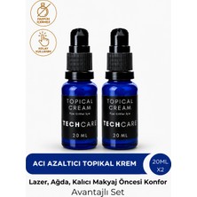 Tech Care 2'li Acı Azaltıcı Care Cream-Topical Cream Lazer Epilasyon Ağda Dolgu Prp Kalıcı Makyaj