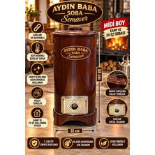 Sobacı Aydın Emaye Yuvarlak Sac Soba