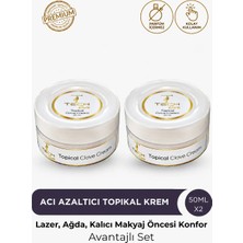 Tech Care 2'Li Acı Azaltıcı Care Cream-Topical Cream Lazer Epilasyon Ağda Dolgu Prp Kalıcı Makyaj