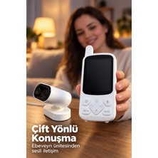 Urfakent Sıcaklık Göstergeli Bebek Kamerası ve Ekranlı Takip Seti