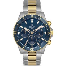 Hislon 44 mm Kasa Çapı, Titanyum Kordon, Safir Kaplama Cam, 5 Atm Su Geçirmezlik Erkek Kol Saati