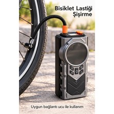 Ps Otomobil ve Motosiklet Lastikleri Için Dijital Hava Pompası