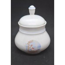 Abbetc Fragonard Tarzı Vintage Kapaklı Kase 2 Parça 250 ml